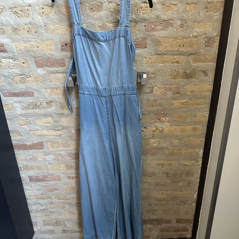 Madewell Light Blue Denim Jumpsuit